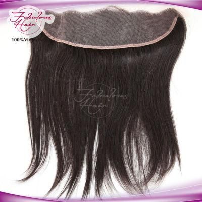 13*4 Natural Color Virgin Human Hair Frontals Straight Lace Frontal