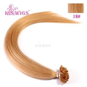 U-Tip Keratin Hair Extension Remy Brazilian Human Hair