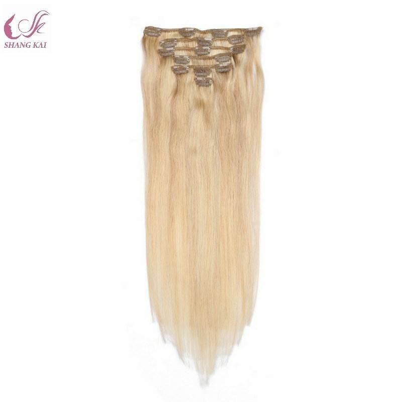 Beauty Brazilian Human Hair Extension Clip Hair Extension Brazilian Virgin Human Hair