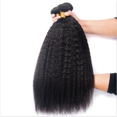 Raw Hair Extensions Kinky Straight Human Hair