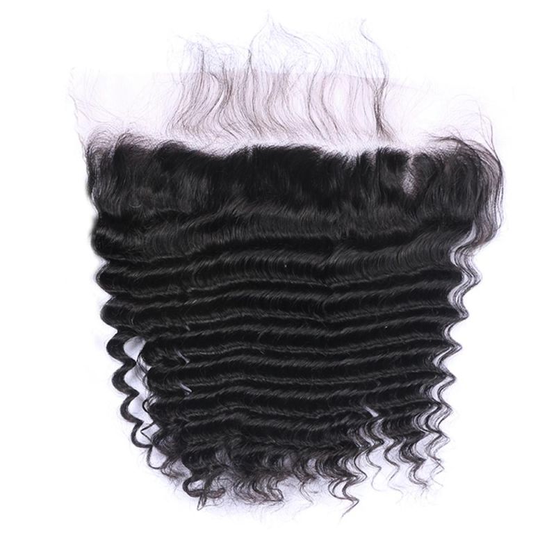 Kbeth Factory Hot Selling Ear to Ear Lace Frontal Toupee Deep Wave Lace Frontal 13X4 Indian Hair Wholesale Price Factory Sale Women Toupee