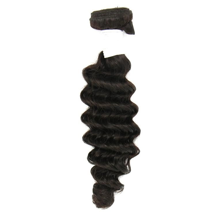 Brazilian Deep Wave Virgin Hair Weave Products, Unprocessed Remy Human Hair Extensions