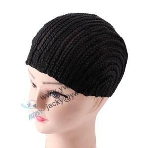 Cornrows Cap for Easier Making Wig Synthetic Hair Braided Wig Cap Net for Black Women