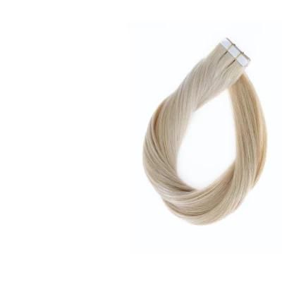 Hair for Woman Tape in Hair Extensions 12-24 Inch Adhesive Balayage Ombre 20PCS/40PCS Machine Remy Seamless Human Hair