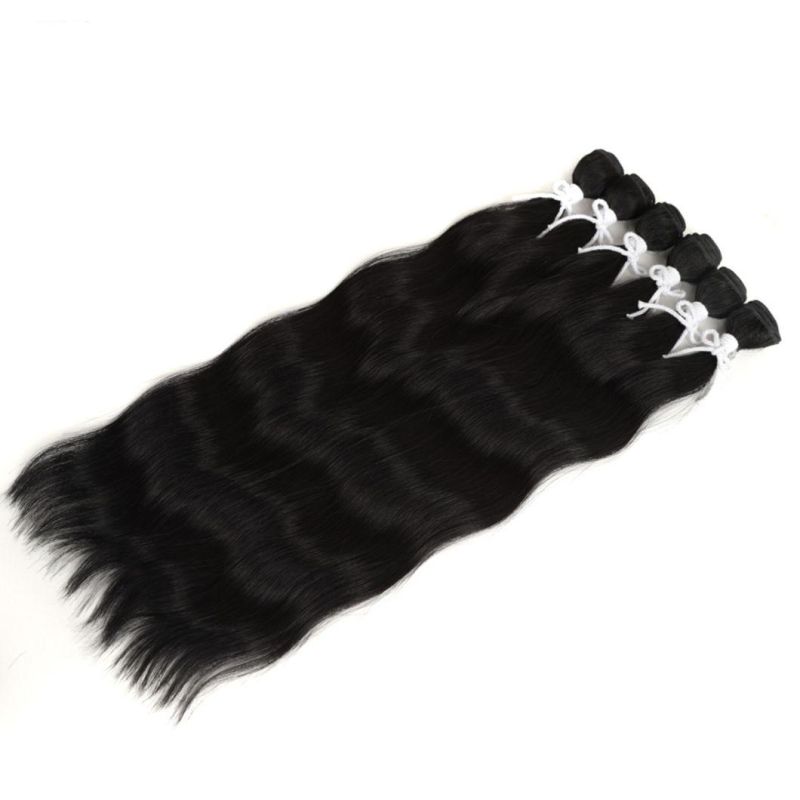 Water Wave Brazilian Human Hair Bundles Hair Extensions Black Hair Weave Bundles 20 Inches