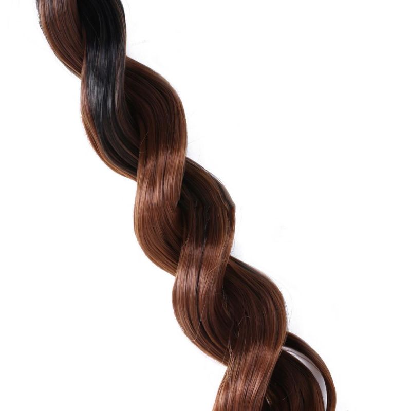 20inch Synthetic Fiber Jumbo Crochet Braids Deep Wave Hair Ombre Braiding Hair Extensions