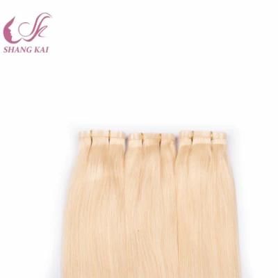 New Products Flat Wefts Ponytail Russian/Mongonlian Remy Hair Wefts Flat