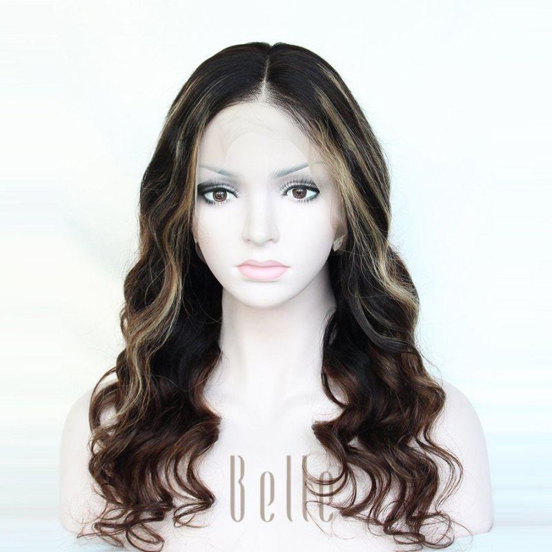 Super Natural Parting Lace Front Wig Use 100% Human Hair