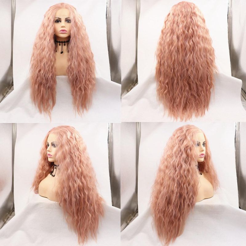 Wholesale Synthetic Afro Wigs Blond Bob Wig Fiber Hair Wig