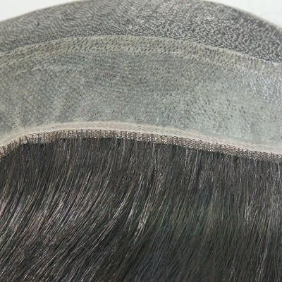 Fine Welded Mono with Transparent Skin Around Durable and Natural Hair Toupee