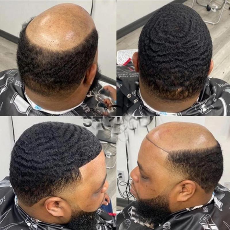 Kbeth Korean Men′s Toupees Afro Weave Balding Toupee Full HD Lace Mens Custom Human Hair Unit 8X10inch Male Hair Wig for Cool Black Men Toupee Wholesale