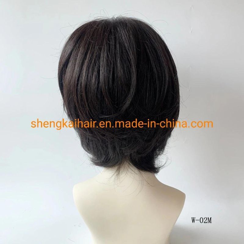 Wholesale Human Hair Synthetic Hair Mix Futura Monofilament Synthetic Wigs