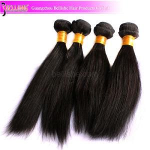 Hot Sale 12inch 100g Per Piece 6A Grade Straight Malaysian Human Hair Weave