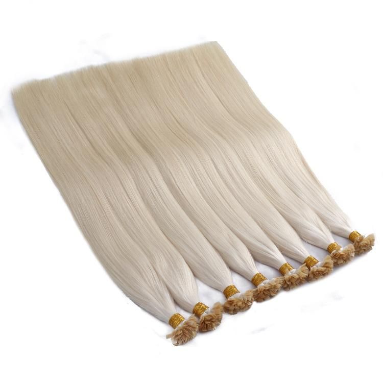 Kaki Hair High Qual Human Hair Extension 26 Inch Flat Tip Hair
