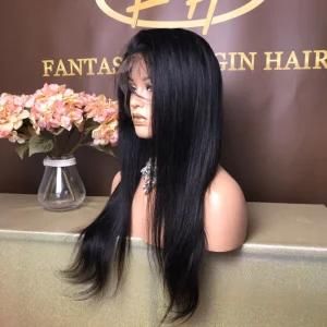 Best Sales Virgin Hair Straight Full Lace Wig in Pre-Pluck Natural Hair Line with Factory Price Fw-013