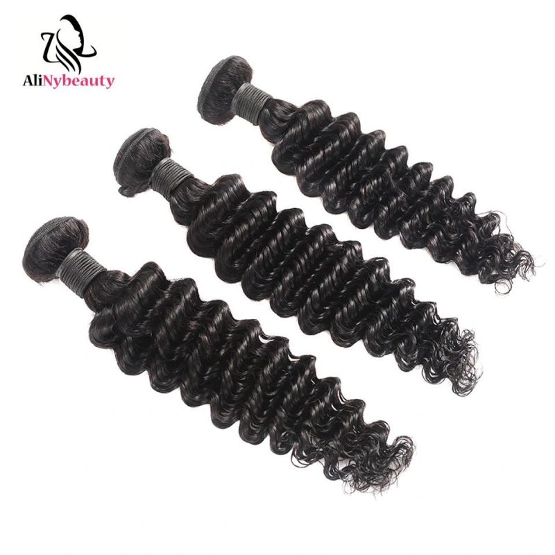 Alinybeauty Quality Peruvian Vrigin Hair Deep Wave Extension