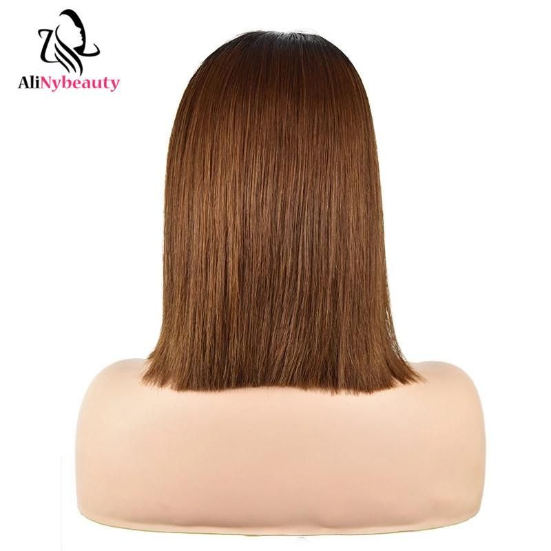 Top Sale Virgin Human Hair Straight Short Bob Lace Front Wig