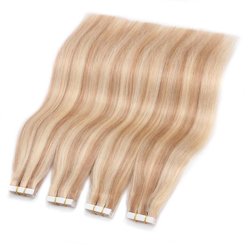 High Quality Blonde Straight Tape Hair Extensions Available Human Hair Extensions