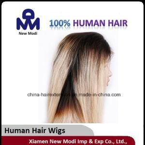 T Color 100% Human Hair Lady Wig