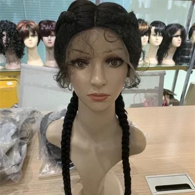 Beautiful Looking for 2 Braids Synthetic Hair Lace Front Wig