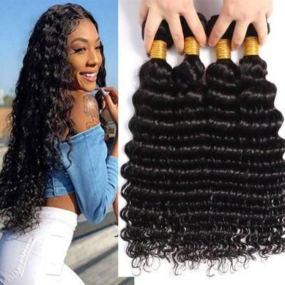 Brazilian Virgin Hair Deep Wave 4 Bundles Unprocessed Human Hair Bundles