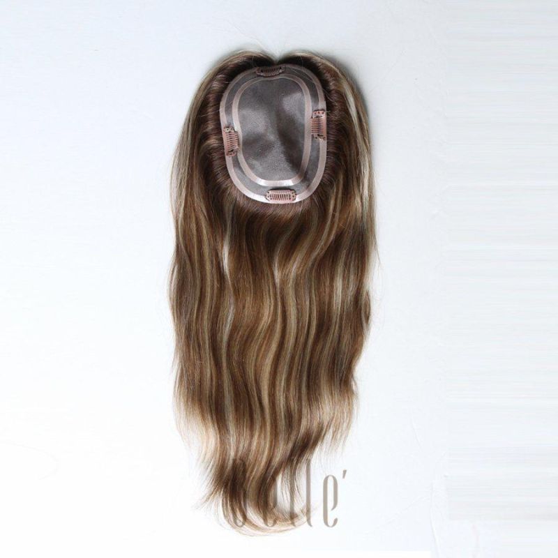 Wholesale Virgin Human Hair Luxury Topper Hair Extension for Women