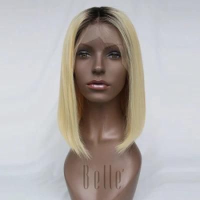 Middle Parting Virgin Remy Human Hair Luxury Lace Front Wig