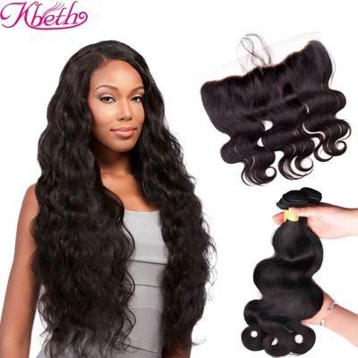 Kbeth Body Wave Human Hair Extension Weave 12A Brazilian Natural Virgin Mink Silky Hair Weft with 3 Closure Vendor Wholesale