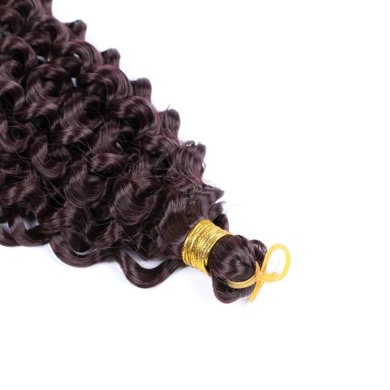 Chinese Dreadlocks Water Wavy Bulk Hair High Temperature Fiber Hair Extension