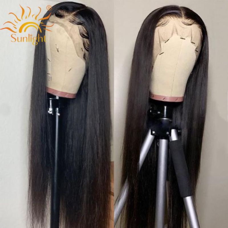 Sunlight Real Hair Extensions Human Weave Peruvian Wigs Lace Front Virgin Human Hair Cheap Human Hair 360 Curly Wigs