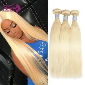 Morein Quality Hair Bundle 613 Blond Human Hair Weft From Brazil with Hair Closure Extension
