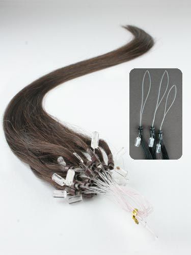 Micro Ring Hair Extensions Remy Human Hair Extensions 1g/Strand Silky Straight Micro Ring Loop Hair Extensions (AV-RH00-1B)