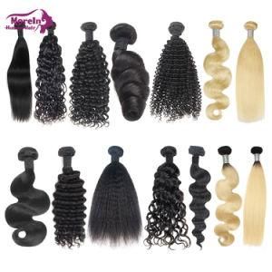 Morein 10A Remy Human Hair Bundles Cuticle Aligned Virgin Hair