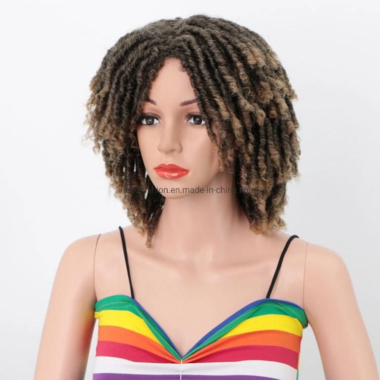 Crochet Braided Wigs Vendors Synthetic Twist Braid Hair Dreadlock Wigs