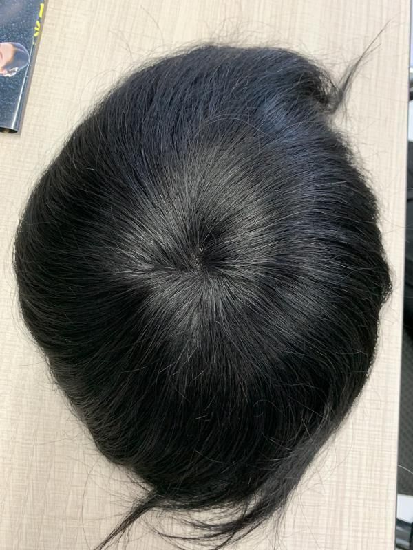 Wholesale Hair Toppers Hair Replacement Korean Lace Closure Hair Pieces Men Toupee