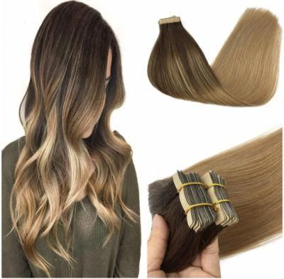 Virgin Brazilian Human Hair Extension Tape Remy Hair