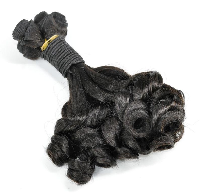 Brazilian Super Double Drawn Virgin Human Hair Weft (Fumi Curly)