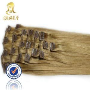 100% Wholesale Malaysian Remy Hair Clip in Hair Extensions