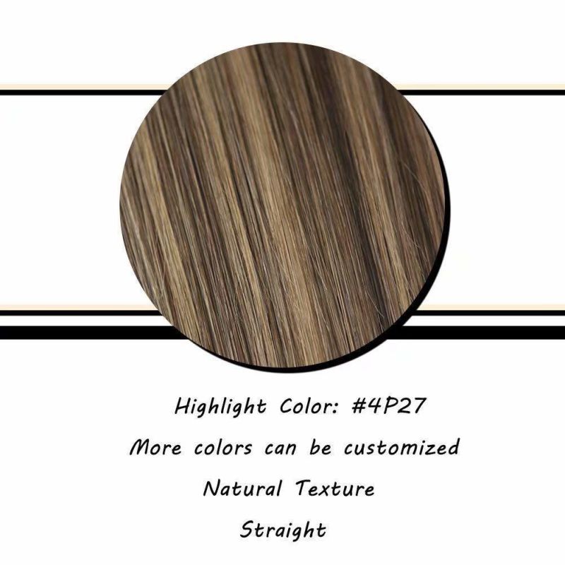 Pre Bonded Remy I Tip Hair Extensions Dark Brown Highlights Caramel Blonde Hair Extensions Tip 100% Real Straight Brown Highlight Hair Extensions 14" Ig/S 50g