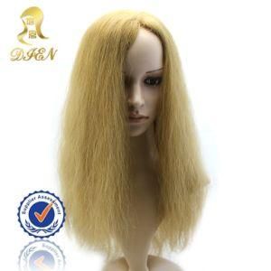 Blonde Color Unprocessed Virgin Human Hair Wig