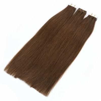 Top Quality Full Cuticle PU Skin Weft Hair 100g/Piece Brazilian Hair Tape Hair Extension 18--28inch in Stock