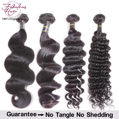 Factory Gurantee 100% Human Hair Unprocessed Virgin Brazilian Hair