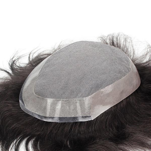 Silk Mono with Poly Around Hair Replacement Men