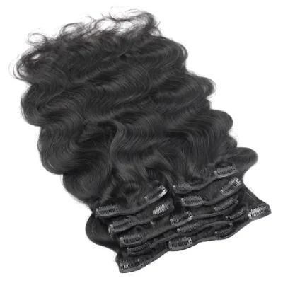Virgin Hair Full Cuticle Body Wave Clip in Hair Extension
