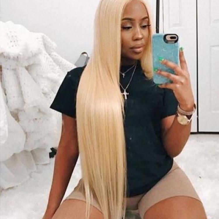 Kbeth Human Hair Wig 613 Blonde HD Lace Front Wig Remy 10A 100% Custom 40 Inch Super Long Virgin Wave / Curly / Straight Raw Hair 1b 613 Lace Closure Wig Vendor