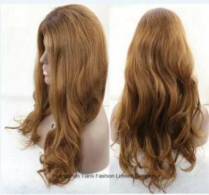 28&quot; Ombre Brazilian Blonde Human Hair Wig in 180% Density