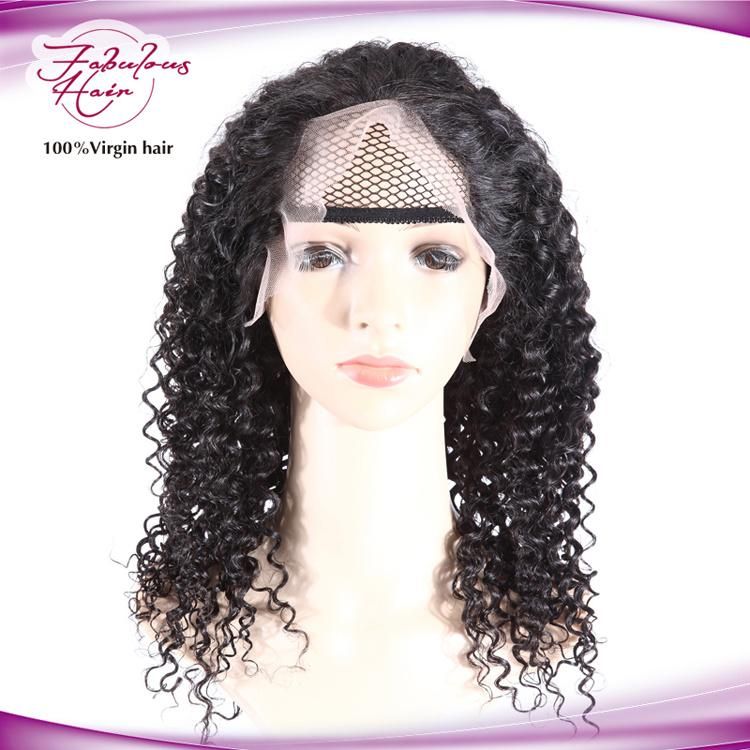 Deep Wave Human Wigs Brazilian Human Hair Full Lace Wig