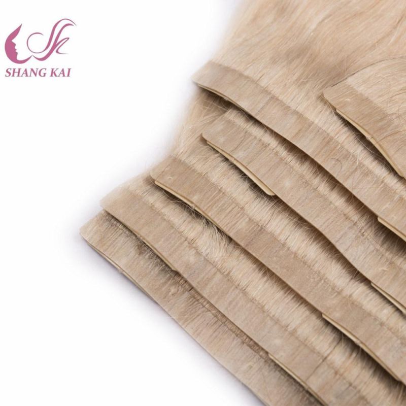 Wholesale Full Head 100% Indian Remy Human Hair Blonde Seamless Clip in Hair Extensions
