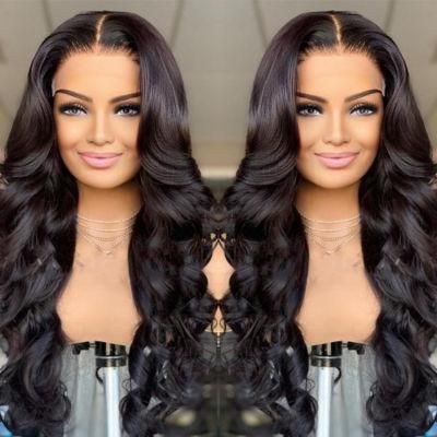 10A Grade Cambodian Virgin Raw Human Hair Wigs Lace Front 30 Inch Frontal Wig for Women Cuticle Aligned Virgin Hair Wigs