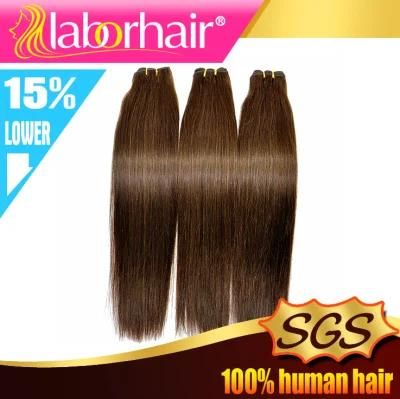 Color #4 Straight 100% Human Remy Hair Weft